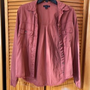 cotton on button down with slight fringe